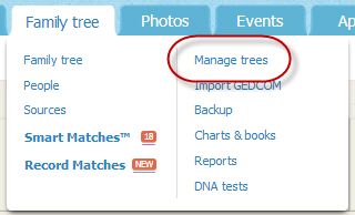 Manage trees Manage trees