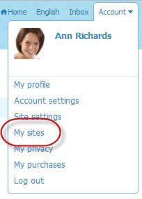 My Sites My Sites