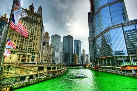 Chicago River St Patrick's Day