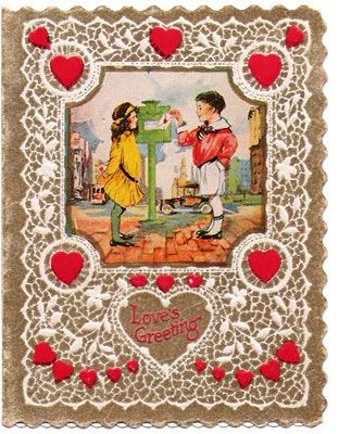 A Victorian Valentine Card. Created by: Karen Knegten. Country : USA